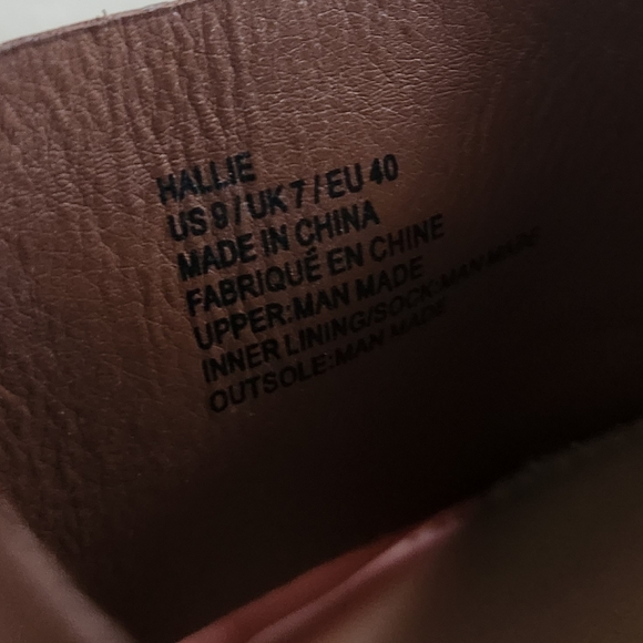 Just Fab Hallie Espadrille Flatform Platform Sandals Cognac Tan 9 - Picture 12 of 12